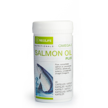 „Omega-3 Salmon Oil Plus“, žuvies taukų maisto papildas
